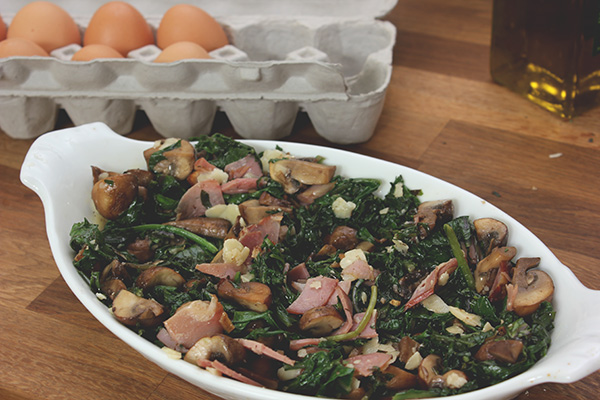 Kale-mushrooms-ham