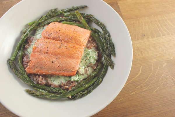 Lemon-coconut-salmon-grain-bowl