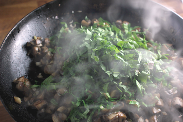 Mushrooms-cooking