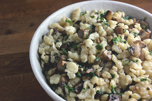 Spaetzle-ramps-mushrooms