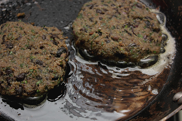 Frying-burgers